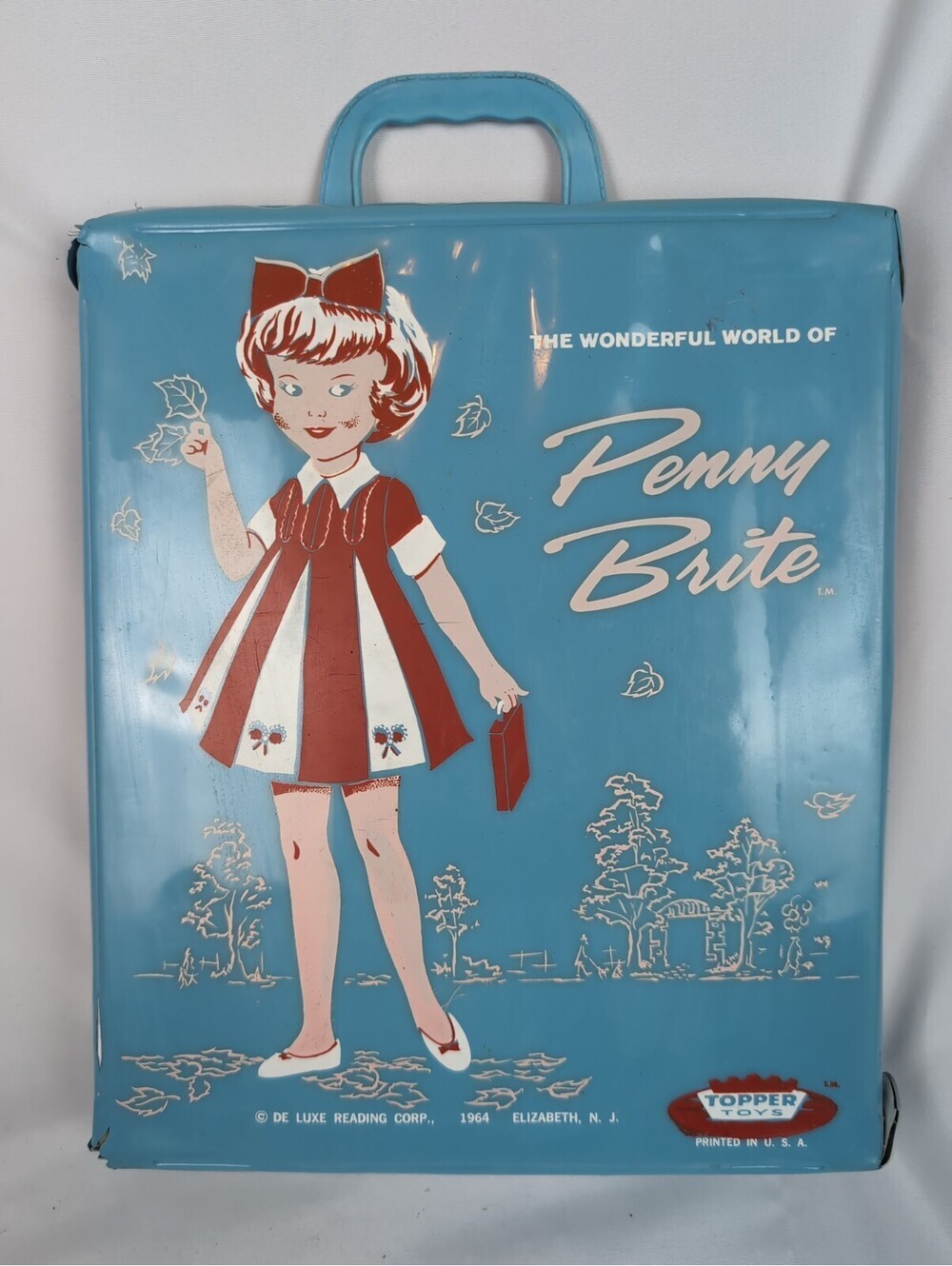 Vtg 1964 Topper Toys PENNY BRITE 2 Dolls w/ Carry Case & Accessories 70+ Pieces - Picture 2 of 9